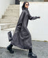 Glossy Gathered High Neck Dress